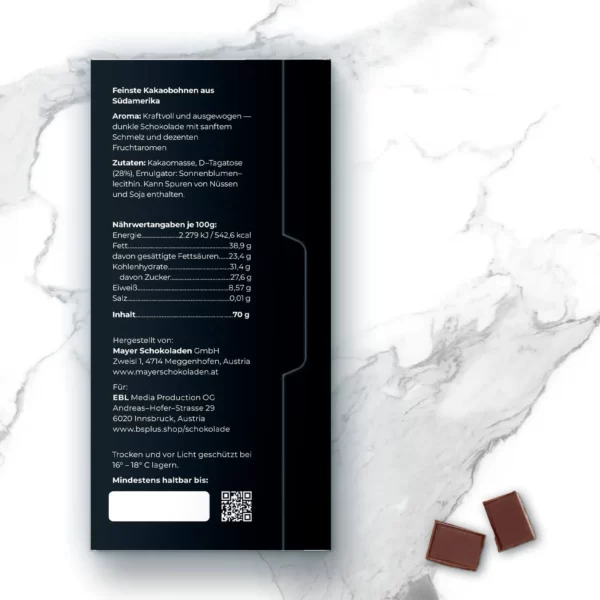 Produktfoto von XOCOLÁ, die gesunde Schokolade