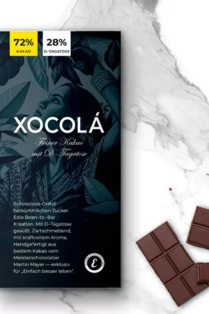 Produktfoto von XOCOLÁ, die gesunde Schokolade
