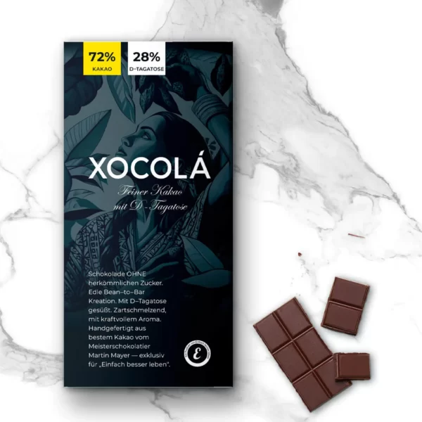 Produktfoto von XOCOLÁ, die gesunde Schokolade